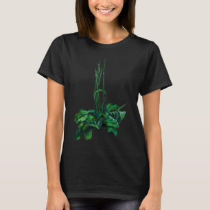 Camiseta Plantina Floral Planta Floral Flor Verde