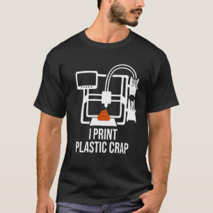 Camiseta Plastic Crap 3d Impressão Caneta Máquina Filamento