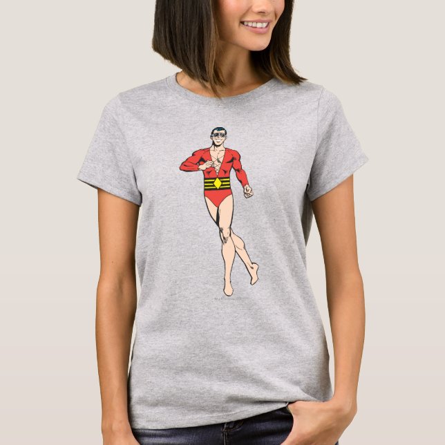 Camiseta Plastic Man Stands (Frente)
