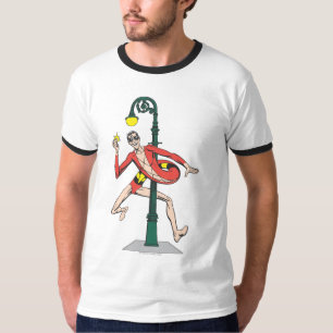 Camiseta Plastic Man Wraps Streetlamp