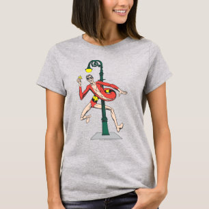 Camiseta Plastic Man Wraps Streetlamp