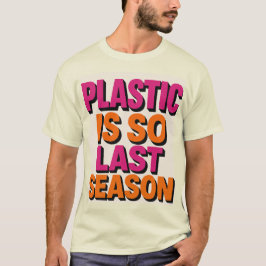 Camiseta "Plástico? Então Última Estação!"