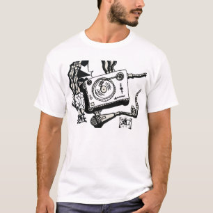 Camiseta plataforma giratória