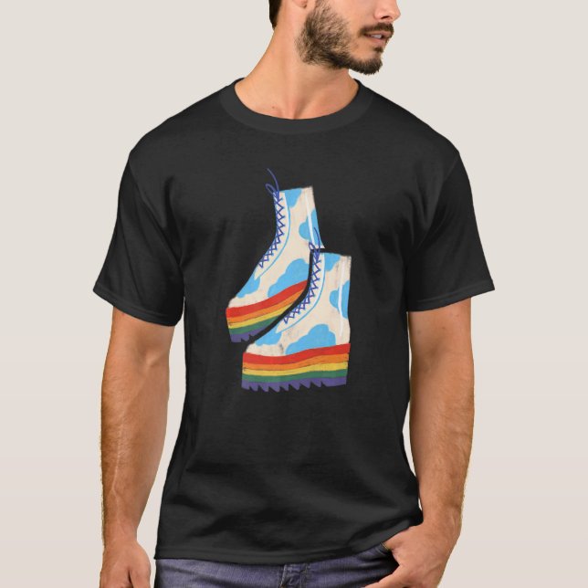 Camiseta Plataforma inicializa Gay de amor LGBTQ+ estética  (Frente)
