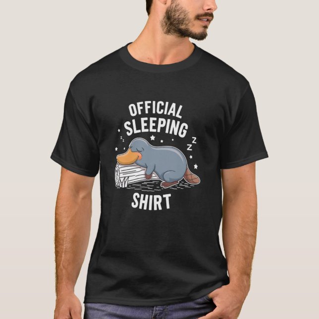 Camiseta Plataforma Oficial do Sono do Ornitorrinco (Frente)