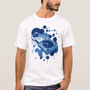 Camiseta Plataformas giratórias do DJ