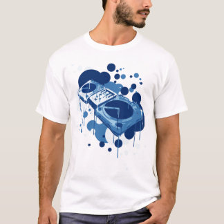 Camiseta Plataformas giratórias do DJ