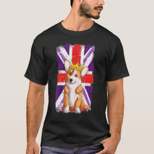 Camiseta Platinum Jubilee Corgi 2022 & Union Jack Idea For