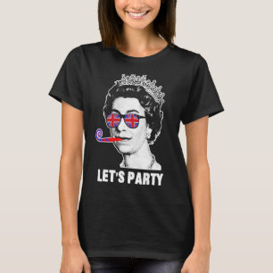 Camiseta Platinum Jubilee Queen & Union Jack Party Q