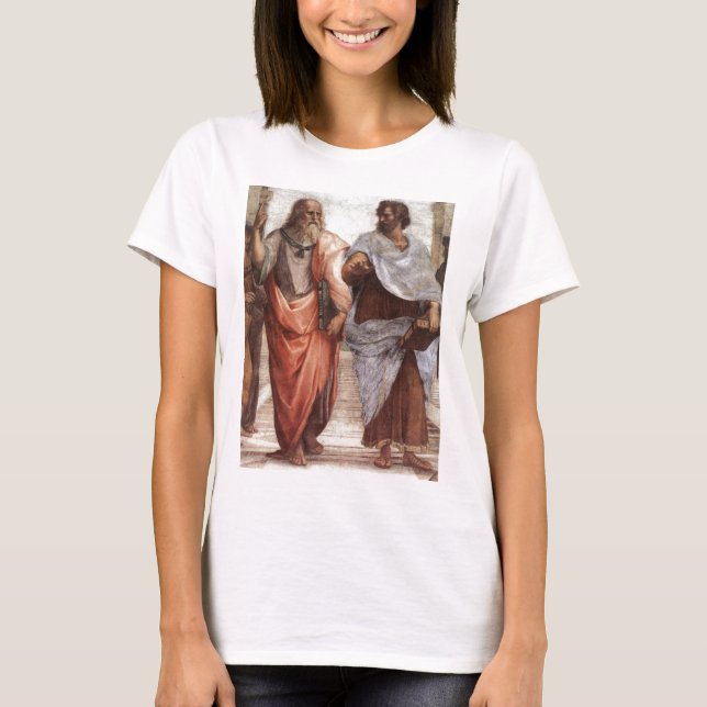 Camiseta Plato e Aristotle (Frente)