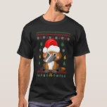 Camiseta Platypus Christmas Tree Santa Hat Ugly Xmas Duckbi<br><div class="desc">Pato de Natal de Platypus Árvore Santa Hat Ugly Xmas.</div>