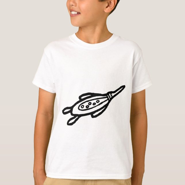 Camiseta Platypus, desenho australiano (aborígene) (Frente)