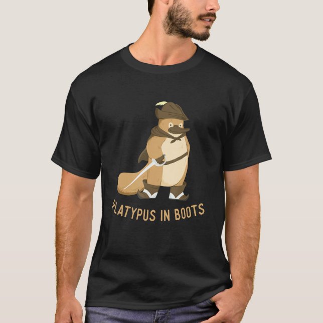 Camiseta Platypus In Boots Zookeeper Animal Marine Biologie (Frente)
