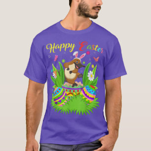 Camiseta Platypus Lover Páscoa Floral Ovo Engraçado Playpus