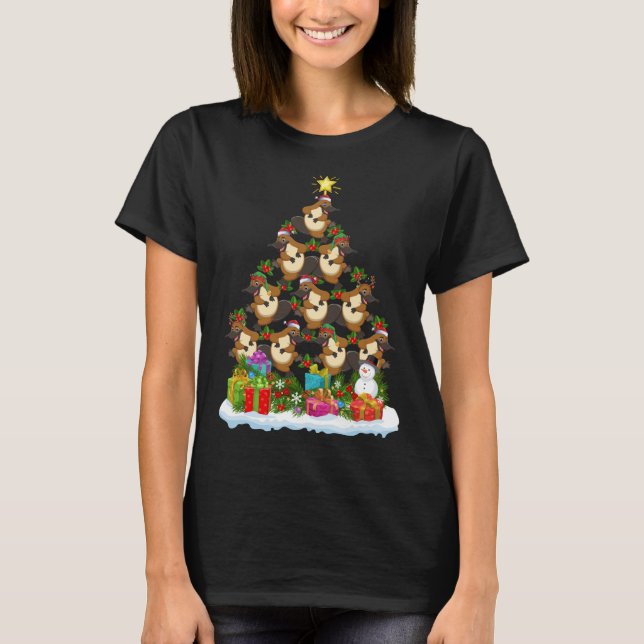 Camiseta Platypus Lover Xmas Holiday Funny Platypus Christy (Frente)