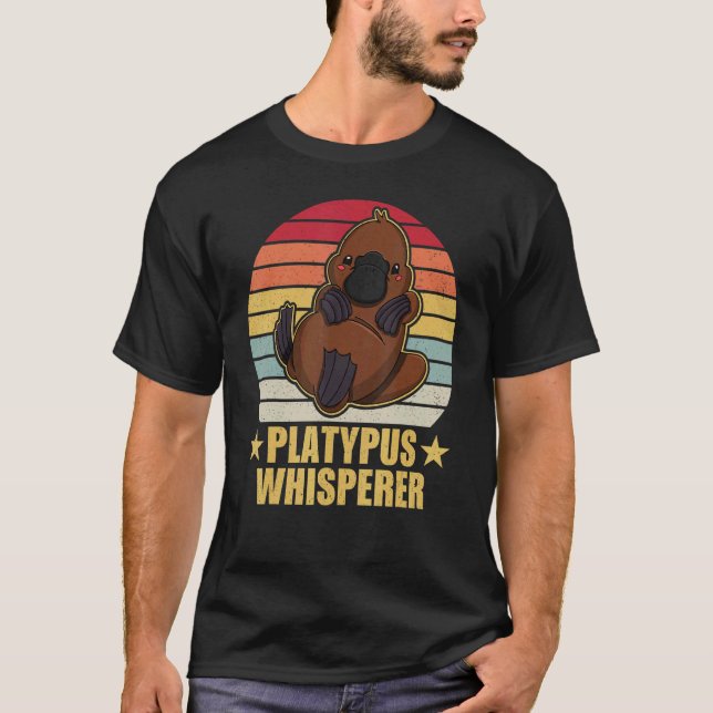 Camiseta Platypus Mammals Austrália Biology Willife Studen (Frente)