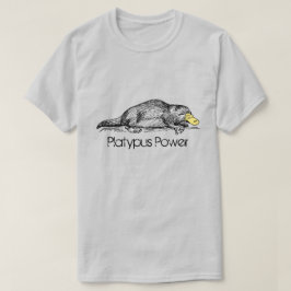 Camiseta Platypus Power Australiano Monotreme Individualida