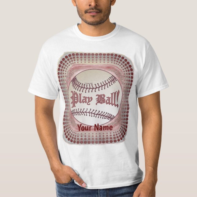 Camiseta Play Ball Baseball (Frente)
