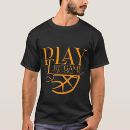 Camiseta Play The Game Basketball Abstract Sports Tee