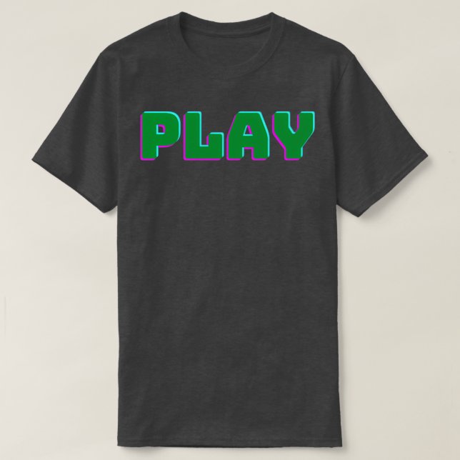 Camiseta Play your game (Frente do Design)