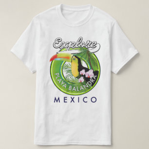 Camiseta Playa Balandra México logótipo