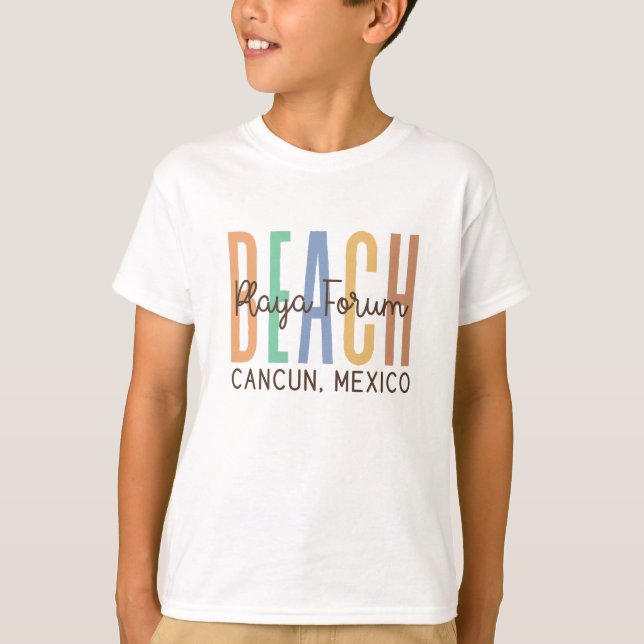 Camiseta Playa Forum Cancun México (Sands) (Frente)