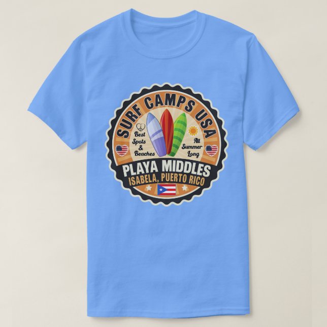 Camiseta Playa Middles Isabela Porto Rico 1 (Frente do Design)