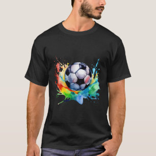 Camiseta Playe de abertura de bola de futebol do futebol po