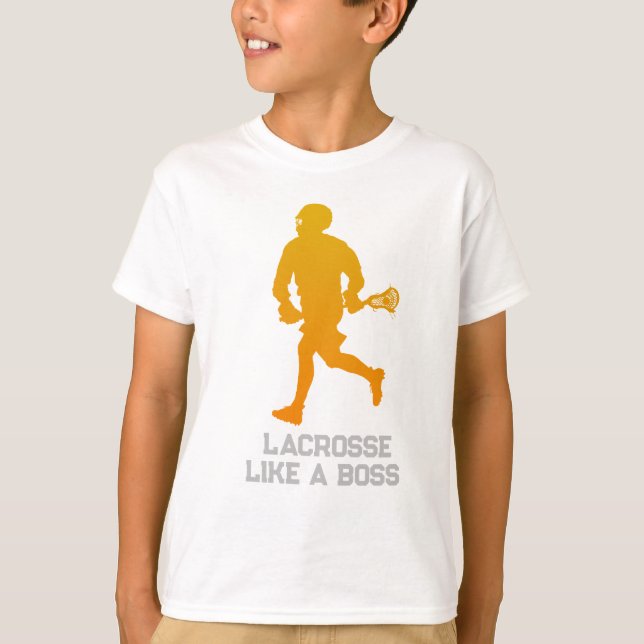 Camiseta Player de Lacrosse Personalizado (Frente)