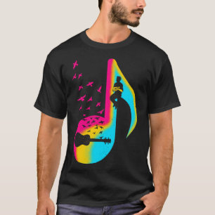 Camiseta Player de música Ukulele