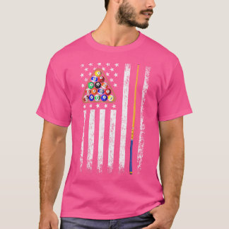Camiseta Player de Piscina do American Flag Billiards
