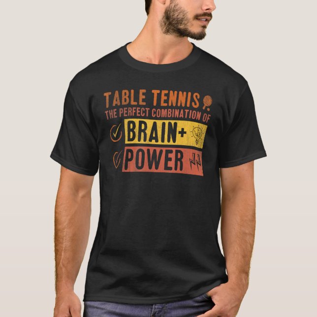 Camiseta Player Table Tennis The Perfect Combination Of Bra (Frente)