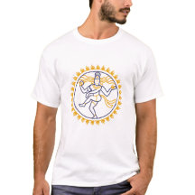 Playera básica con diseño de Shiva