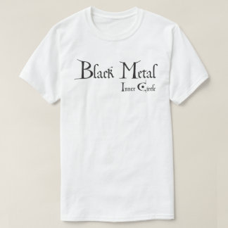 Camiseta Playera Black Metal Inner Circle (black ink)