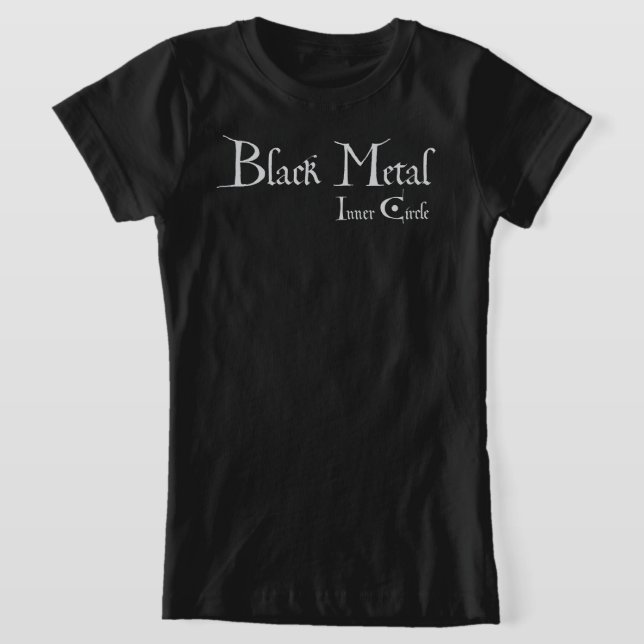 Camiseta Playera Black Metal Logo (Postura )