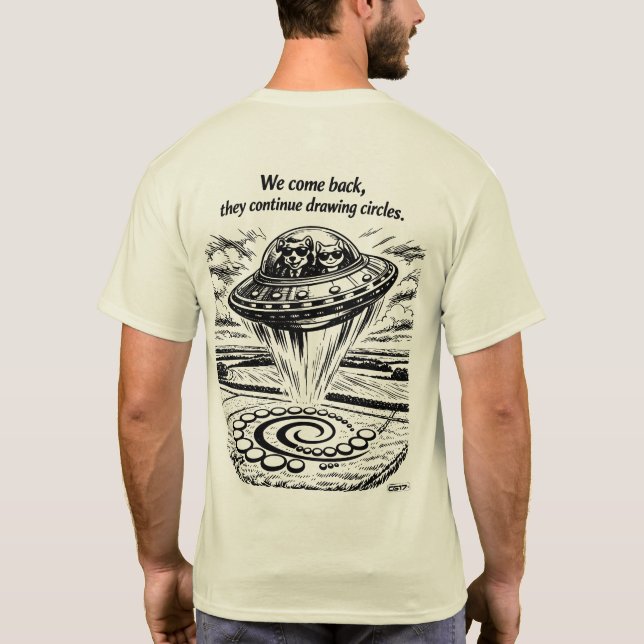 Camiseta Playera CG17S - Crop Circles (Verso)