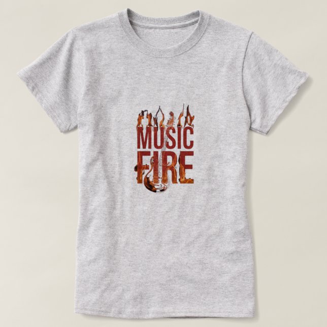 Camiseta Playera con cuello en V con punto de jersey T-Shir (Frente do Design)