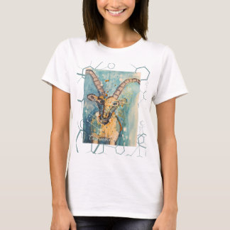 Camiseta playera con dibujo original zodiaco capricorn