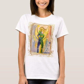 Camiseta playera con dibujo original zodiaco virgo