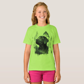 Camiseta Playera con punto de jersey para niña