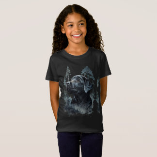Camiseta Playera con punto de jersey para niña