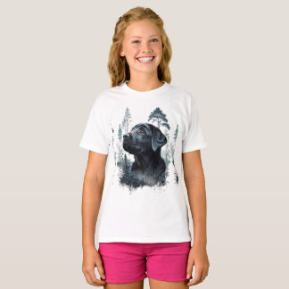 Camiseta Playera con punto de jersey para niña