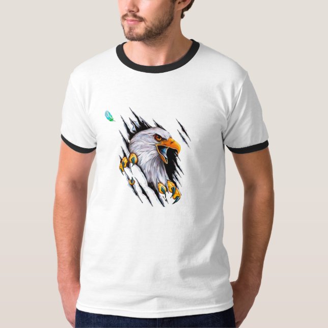 Camiseta playera de aguila (Frente)