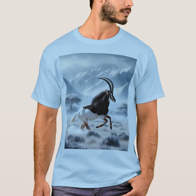 Camiseta Playera fantasy sable antelope (Frente)