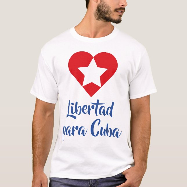 Camiseta Playera Freedom for Cuba (Frente)