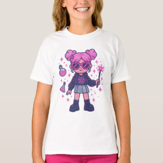 Camiseta Playera Kawaii Pink Witchy – Cute Magical T-shirt