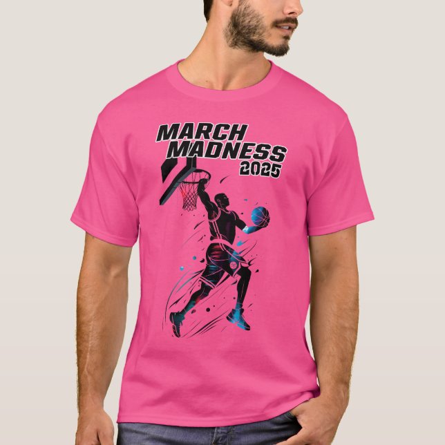 Camiseta Playera La Locura de Marzo Baloncesto (Frente)