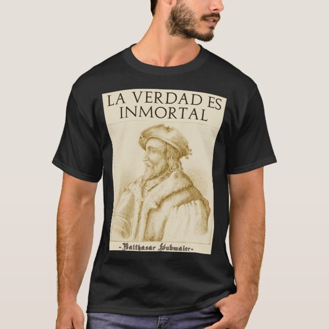 Camiseta Playera La Verdad Es Inmortal(Gold) (Frente)