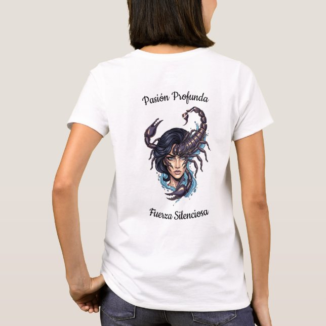 Camiseta Playera Lady Escorpio (Verso)