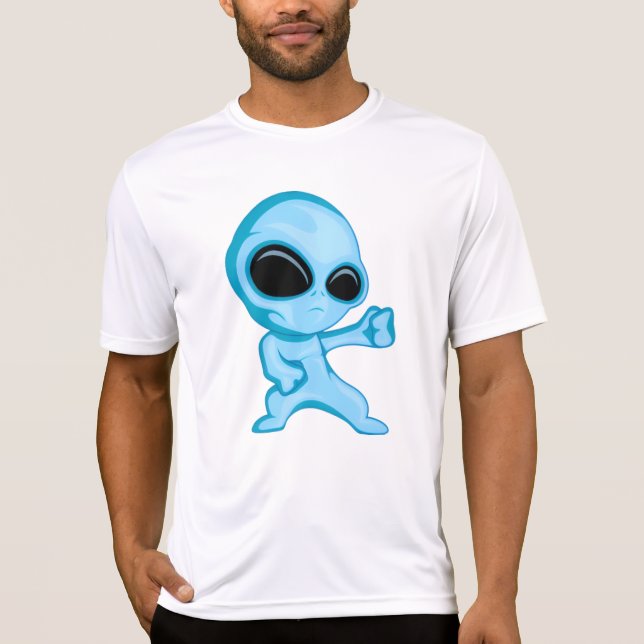 Camiseta playera  ligera en blanco (Frente)